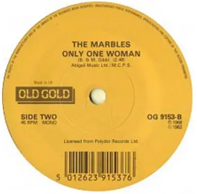 The Mixtures / Marbles - The Pushbike Song / Only One Woman