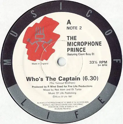 The Microphone Prince - Who's The Captain