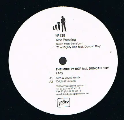 The Mighty Bop Featuring Duncan Roy - Lady