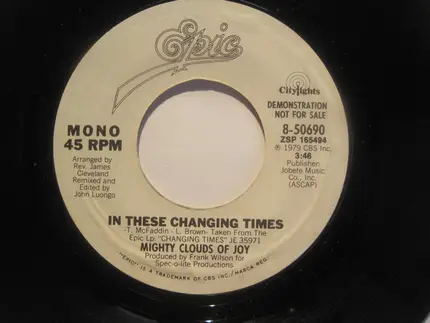 The Mighty Clouds Of Joy - In These Changing Times