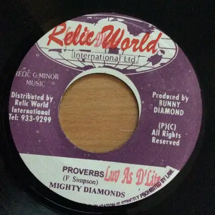 The Mighty Diamonds - Proverbs