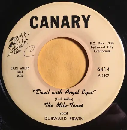 The Mile-Tones - Devil With Angel Eyes / Trial Of Love