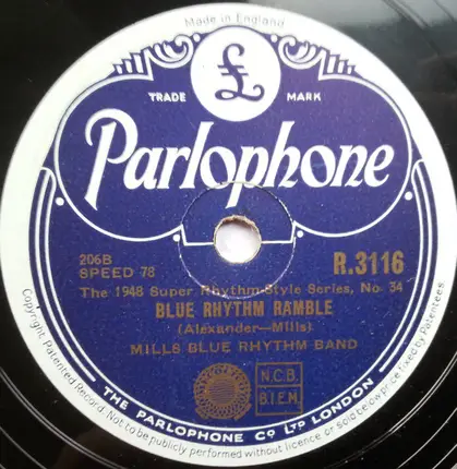The Mills Blue Rhythm Band - Blue Rhythm Chant / Blue Rhythm Ramble