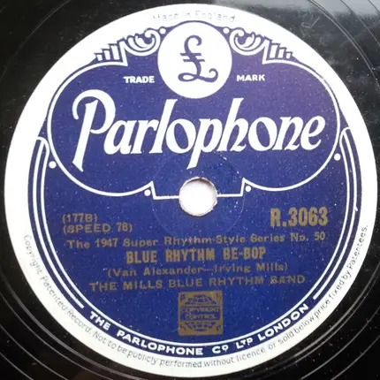The Mills Blue Rhythm Band - Blue Rhythm Jam / Blue Rhythm Be-Bop