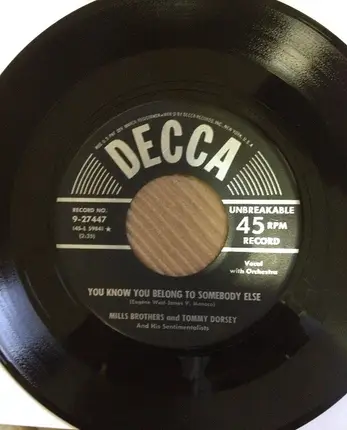The Mills Brothers , Tommy Dorsey And His Sentimentalists - Please Don't Talk About Me When I'm Gone