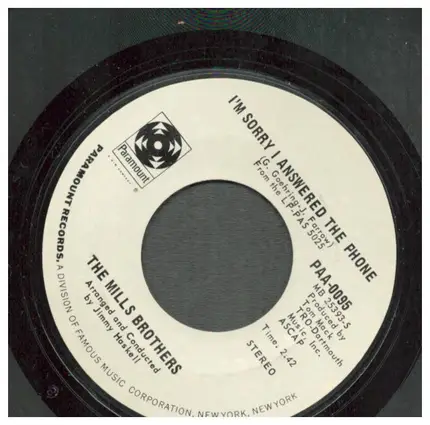 The Mills Brothers - I'm Sorry I Answered The Phone