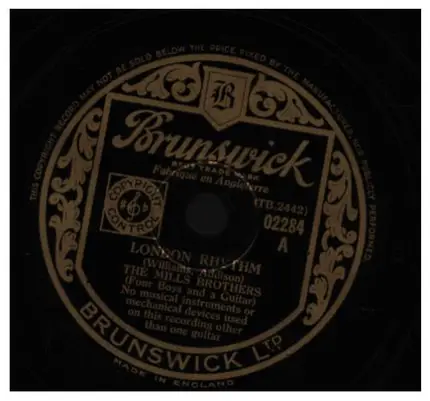 The Mills Brothers - London Rhythm / Solitude