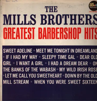 The Mills Brothers - Let Me Call You Sweetheart