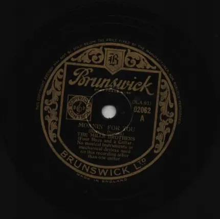The Mills Brothers - Moanin' For You / Rockin' Chair