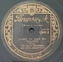 Schellack - The Mills Brothers With Louis Armstrong - Carry Me Back To Virginny / Darling Nelly Gray