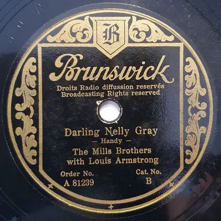 The Mills Brothers With Louis Armstrong - Carry Me Back To Old Virginny / Darling Nelly Gray