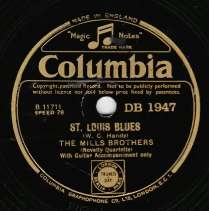 The Mills Brothers - Good-Bye Blues / St. Louis Blues