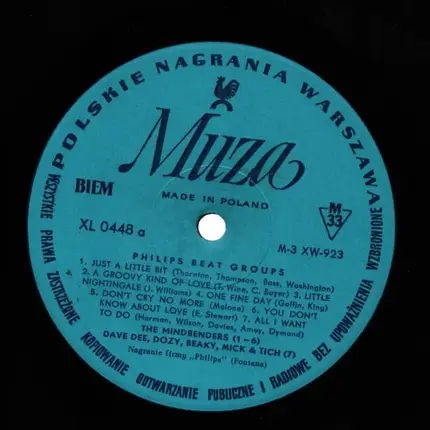 The Mindbenders / Dave Dee, Dozy, Beaky, Mick & Tich / The Spencer Davis Group - Philips Beat Groups
