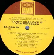 LP - The Miracles - Don't Cha Love It - ORIG. US