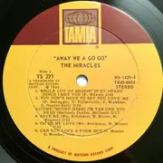 LP - The Miracles - Away We A Go-Go