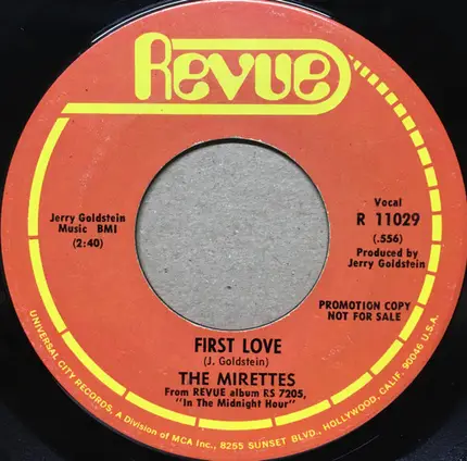 The Mirettes - I'm A Whole New Thing / First Love