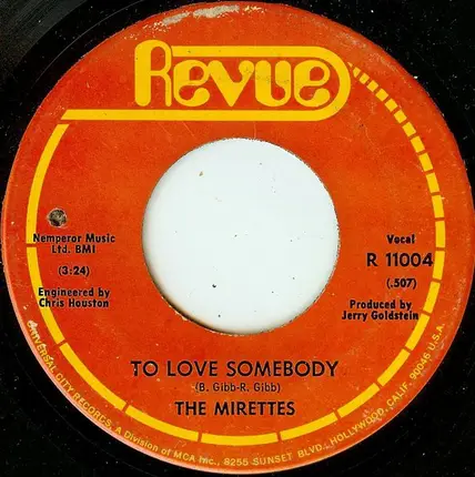The Mirettes - In The Midnight Hour / To Love Somebody