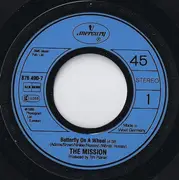 7inch Vinyl Single - The Mission - Butterfly On A Wheel