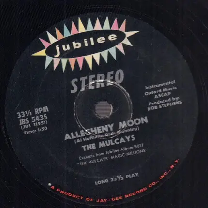 The Mulcays - Meet Me Tonight In Dreamland / Allegheny Moon