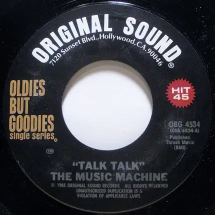 The Music Machine / Bubble Puppy - Talk Talk / Hot Smoke And Sassafrass
