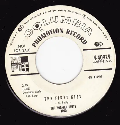 The Norman Petty Trio - The First Kiss