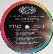 LP - The Norrie Paramor Strings And Norrie Paramor And His Orchestra With The Floating Voice Of Patricia - In London...In Love Again