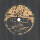 Schellack - The Nat King Cole Trio / 'Snub' Mosely's Band - Sweet Loraine / Snub's Blues - Black labels