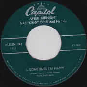 7inch Vinyl Single - The Nat King Cole Trio - After Midnight, Part 1 - EP