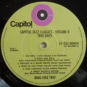 LP - The Nat King Cole Trio - Trio Days