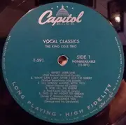 LP - The Nat King Cole Trio - Vocal Classics - Mono