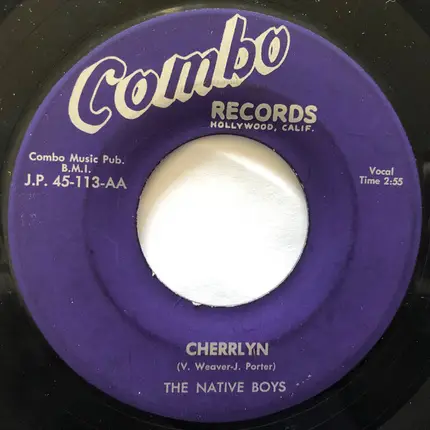 The Native Boys - Cherrlyn / Strange Love