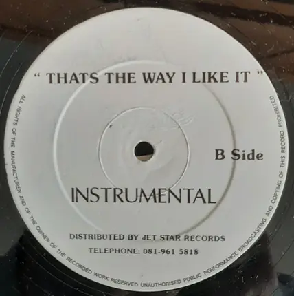 The Natural Stevie .E. - Thats The Way I Like It