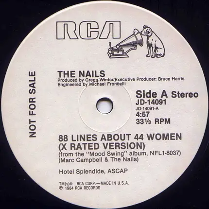The Nails - 88 Lines About 44 Women
