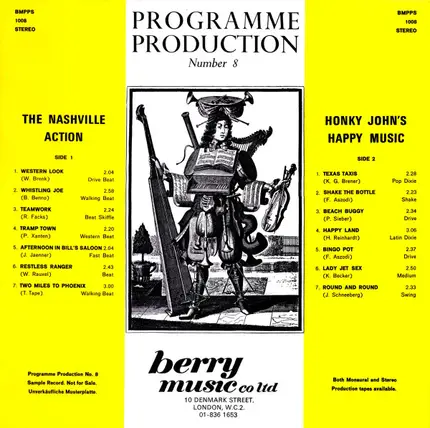 The Nashville Action / Honky John's Happy Music - Programme Production Number 8