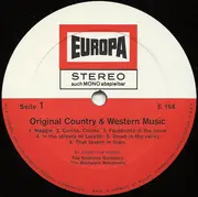 LP - The Nashville Gamblers - The Westward Wanderers - Original Country & Western Music