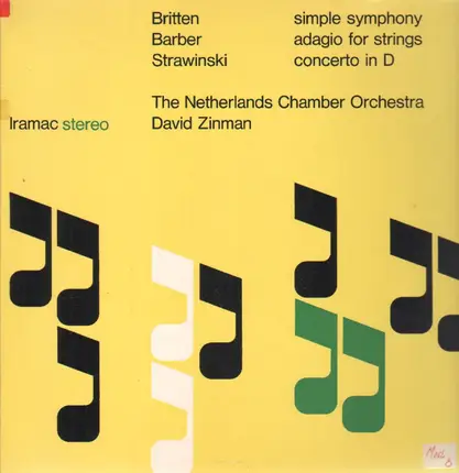 The Netherlands Chamber Orchestra, David Zinman - Britten, Barber, Strawinski