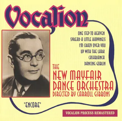 The New Mayfair Dance Orchestra Directed By Carroll Gibbons - Encore
