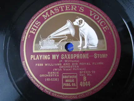 The New Orleans Feetwarmers / Fess Williams And His Royal Flush Orchestra - Shag / Playing My Saxophone