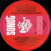 LP - The New Orleans Ragtime Orchestra - New Orleans Days
