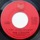 7inch Vinyl Single - The New Censation - First Round Knockout - Label Variation