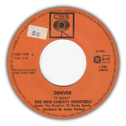 The New Christy Minstrels - Green, Green / Denver