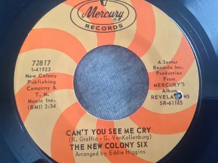 The New Colony Six - Can't You See Me Cry / Summertime's Another Name For Love
