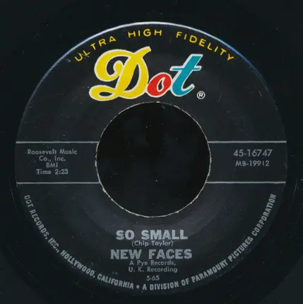 The New Faces - So Small