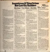 LP - The New Lost City Ramblers - Remembrance Of Things To Come - Autographed by Mike Seeger