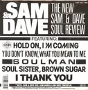 7inch Vinyl Single - The New Sam & Dave - The New Sam & Dave Soul Review