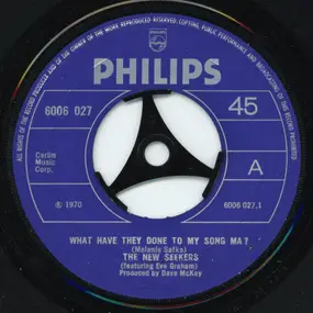 The New Seekers - What Have They Done To My Song Ma ?