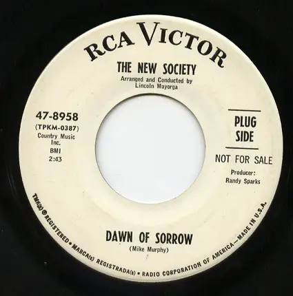 The New Society - Dawn Of Sorrow