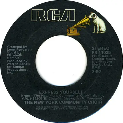 The New York Community Choir - Express Yourself