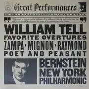 LP - The New York Philharmonic Orchestra - Leonard Bernstein - William Tell And Other Favorite Overtures