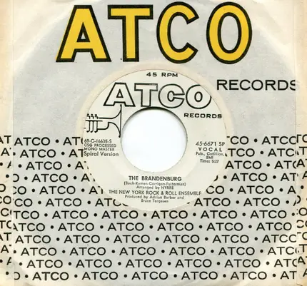 The New York Rock Ensemble - The Brandenburg